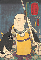 Oishi Kuranosuke (1659-1703), by Kuniyoshi, 1852