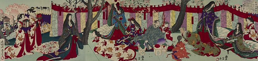 New Biography of Toyotomi Hideyoshi, by Toyonobu, 1885